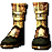 Yellow Silk Boots