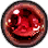 Red Glow Throwing Marble