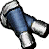 Blue Snow Gloves
