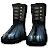 Blue Pattern Light Boots